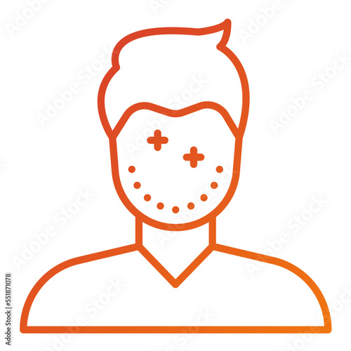 Facial Plastic Surgery Icon Style