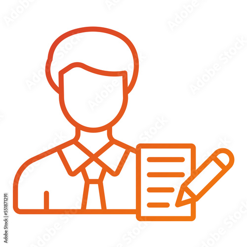 Copywriter Icon Style