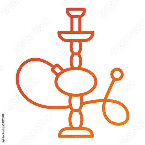 Hookah Icon Style