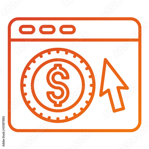Cost Per Click Icon Style