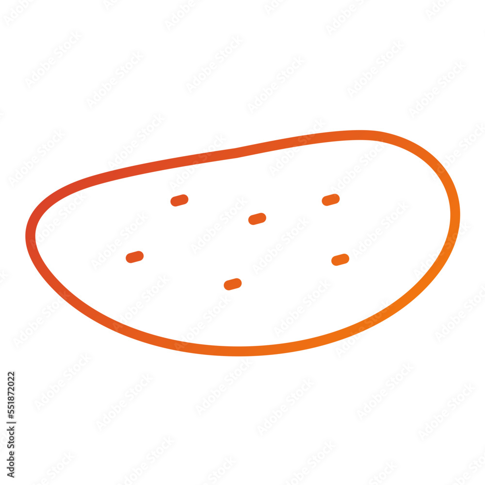Potato Icon Style Potato Icon Style