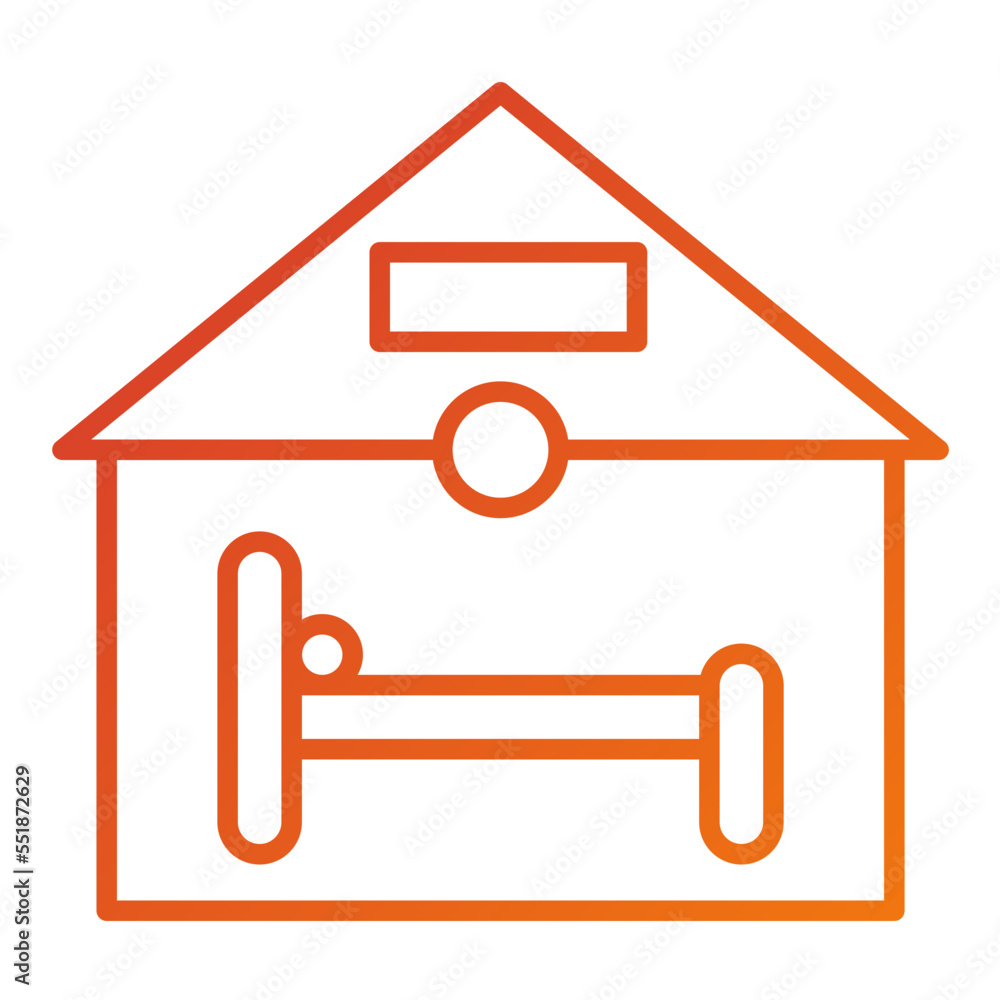 Accommodation Icon Style Accommodation Icon Style