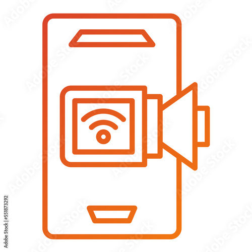 Mobile Live Stream Icon Style