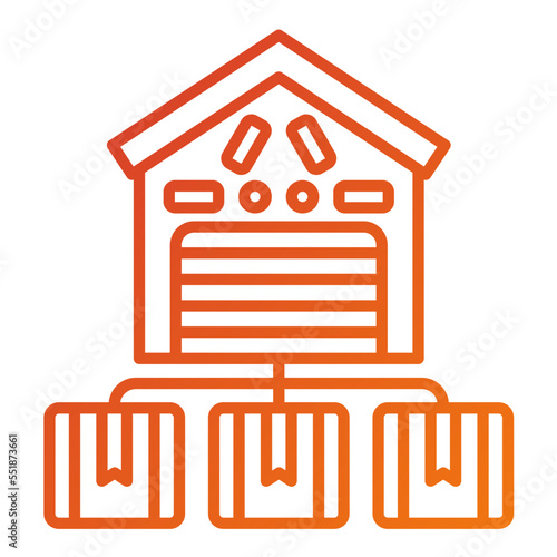 Distribution Center Icon Style