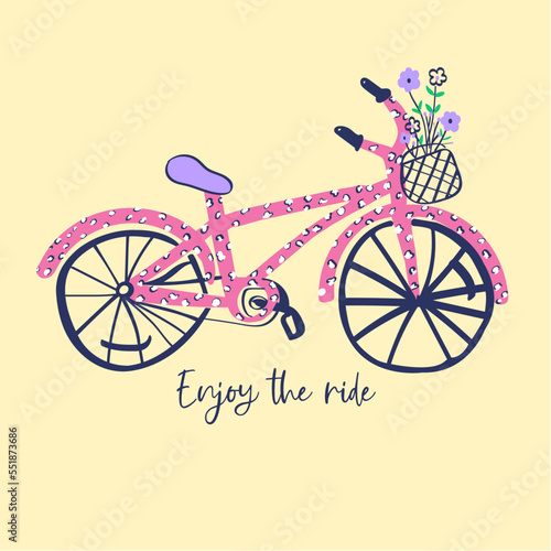 vintage bicycle illustration