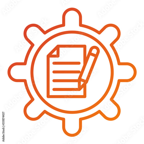 Content Management System Icon Style