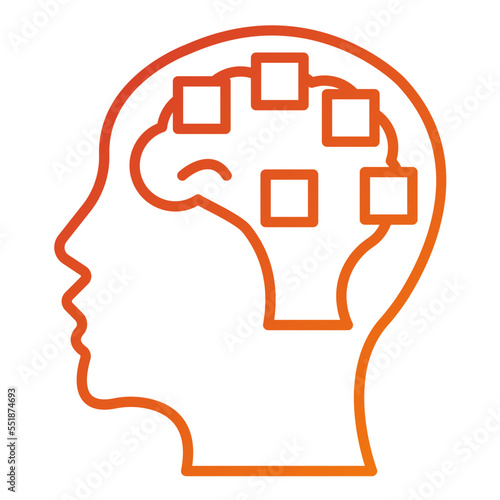 Mental Disorder Icon Style