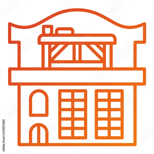 Spa Center Icon Style