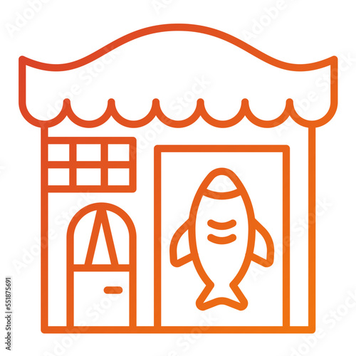 Fish Shop Icon Style