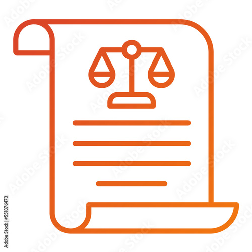 Law Icon Style