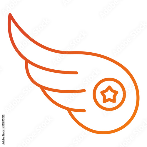 Left Wing Icon Style