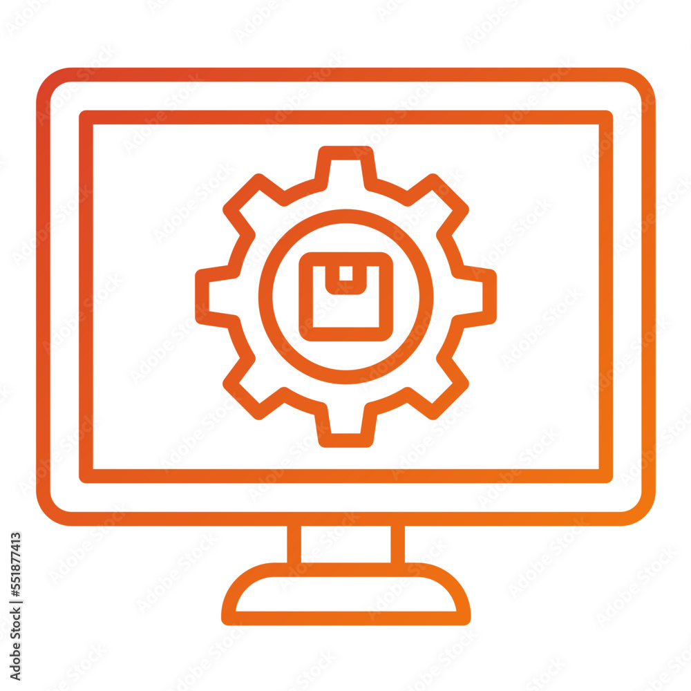 Computer Aided Manufacturing Icon Style Computer Aided Manufacturing Icon Style