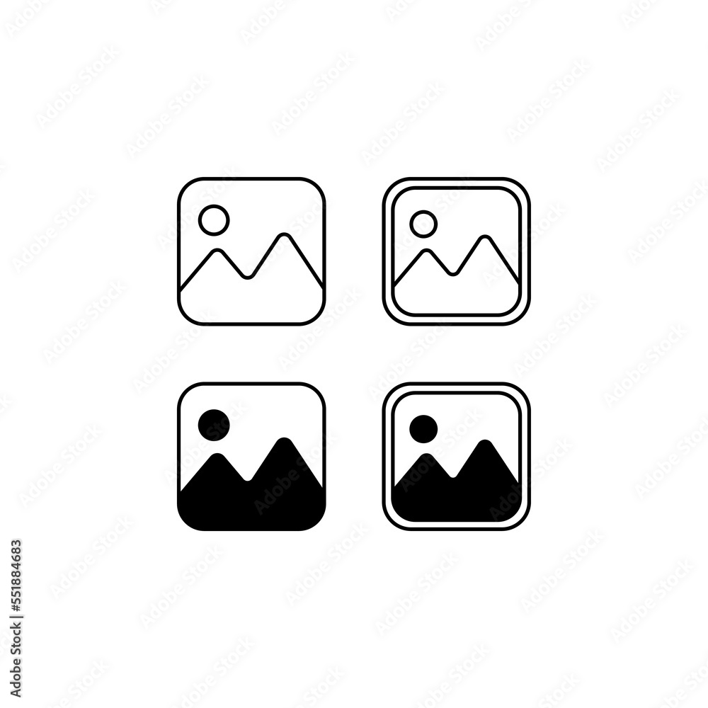 Setting Icon vector. Simple flat symbol on white background