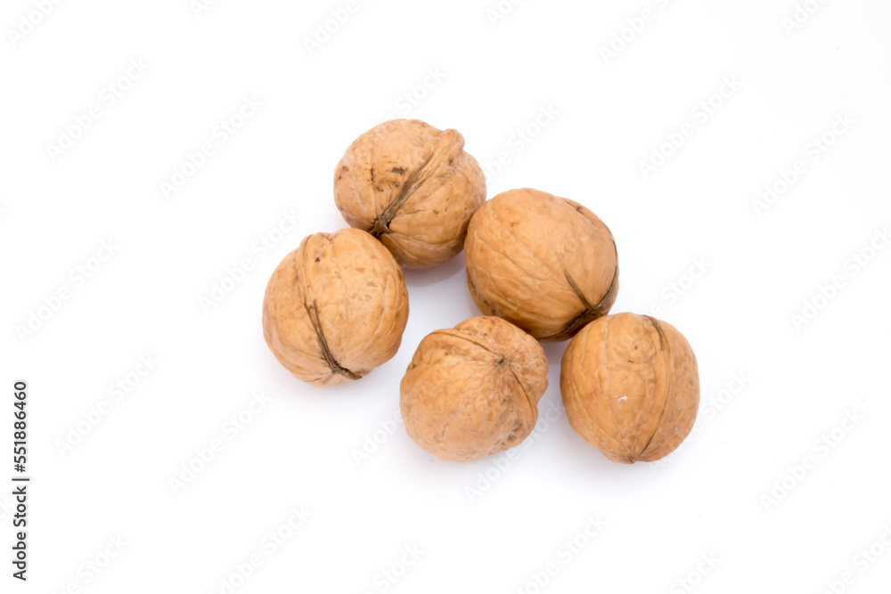Big brown walnut large nuts. Big brown walnut large nuts.