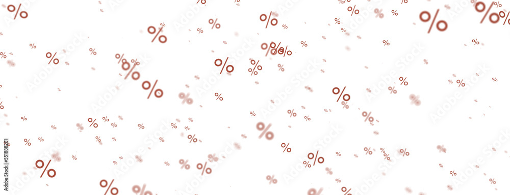 Blurred sale background.