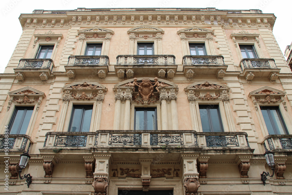 grado palace in catania in sicily (italy)