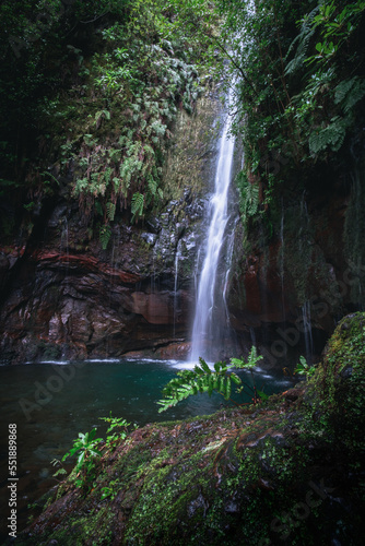 Small mystic waterfall in Madeira, 25 fontes