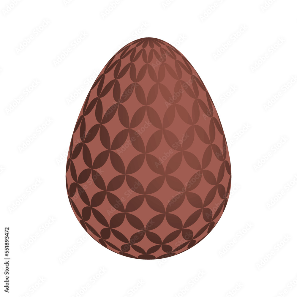 Chocolate Easter eggs. Vector illustration. Chocolate Easter eggs. Vector illustration.
