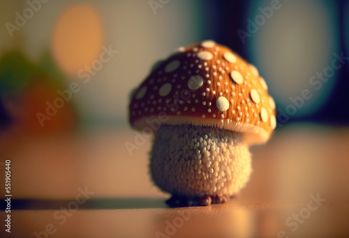 Generative AI. Small Mushrooms No.11