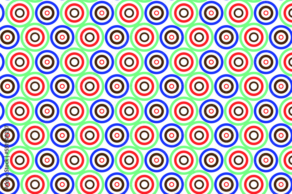 Colorful abstract background of random colored circles
