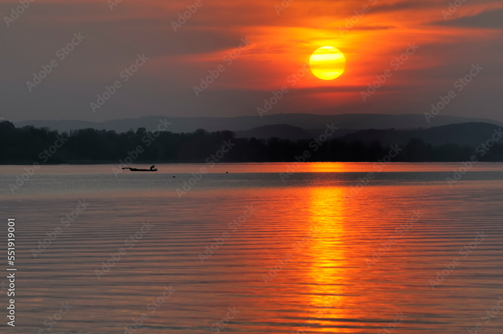 Naklejka premium Abend am Bodensee