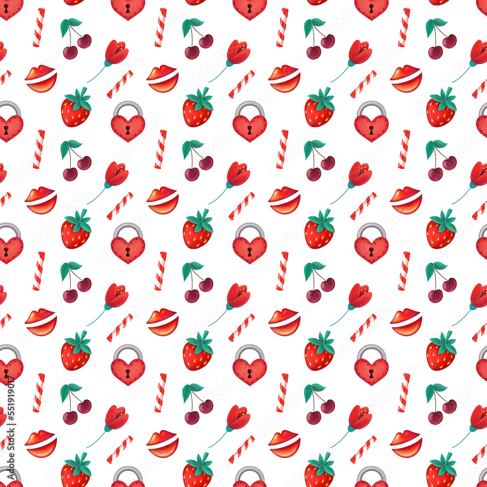 Seamless pattern for Saint Valentine Day Seamless pattern for Saint Valentine Day
