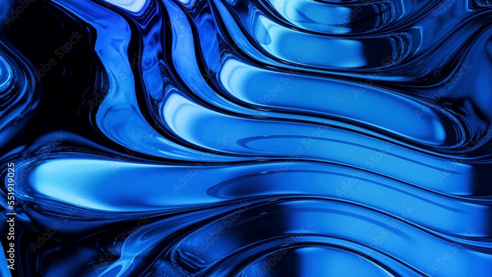 Abstract liquid background with wavy sparkling pattern on shiny glossy surface. Viscous blue fluid like surface of foil or brilliant glass. Beautiful creative festive backdrop. Simple bright BG Abstract liquid background with wavy sparkling pattern on shiny glossy surface. Viscous blue fluid like surface of foil or brilliant glass. Beautiful creative festive backdrop. Simple bright BG