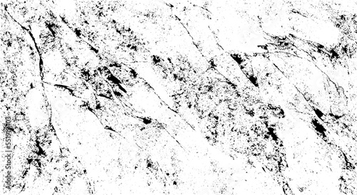 Scratched and Cracked Grunge Urban Background Texture Vector. Dust Overlay Distress Grainy Grungy Effect. Distressed Backdrop Vector Illustration. Isolated Black on White Background. EPS 10.