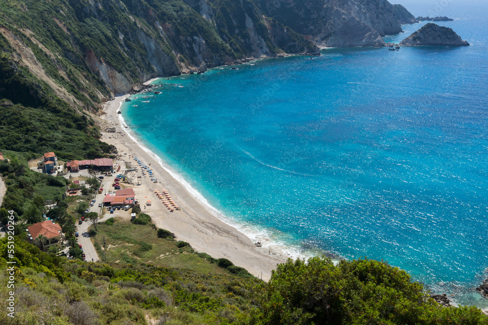 Fototapeta premium Amazing view of coastline of Kefalonia, Greece