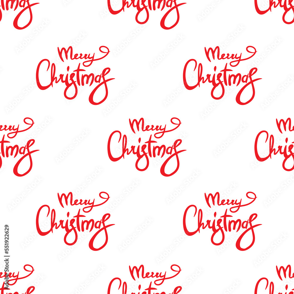 Merry Christmas lettering design pattern. Vector illustration Merry Christmas lettering design pattern. Vector illustration