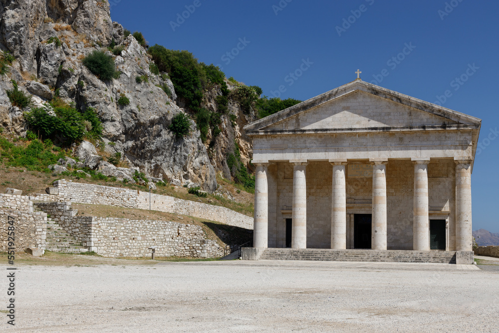 St. George's Church on the island of Corfu, Greece.