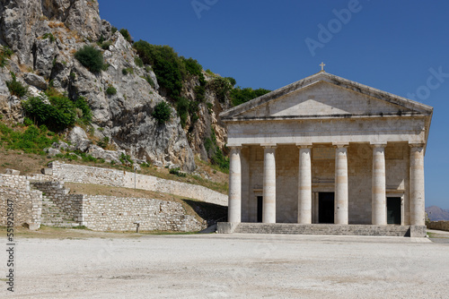 St. George's Church on the island of Corfu, Greece.