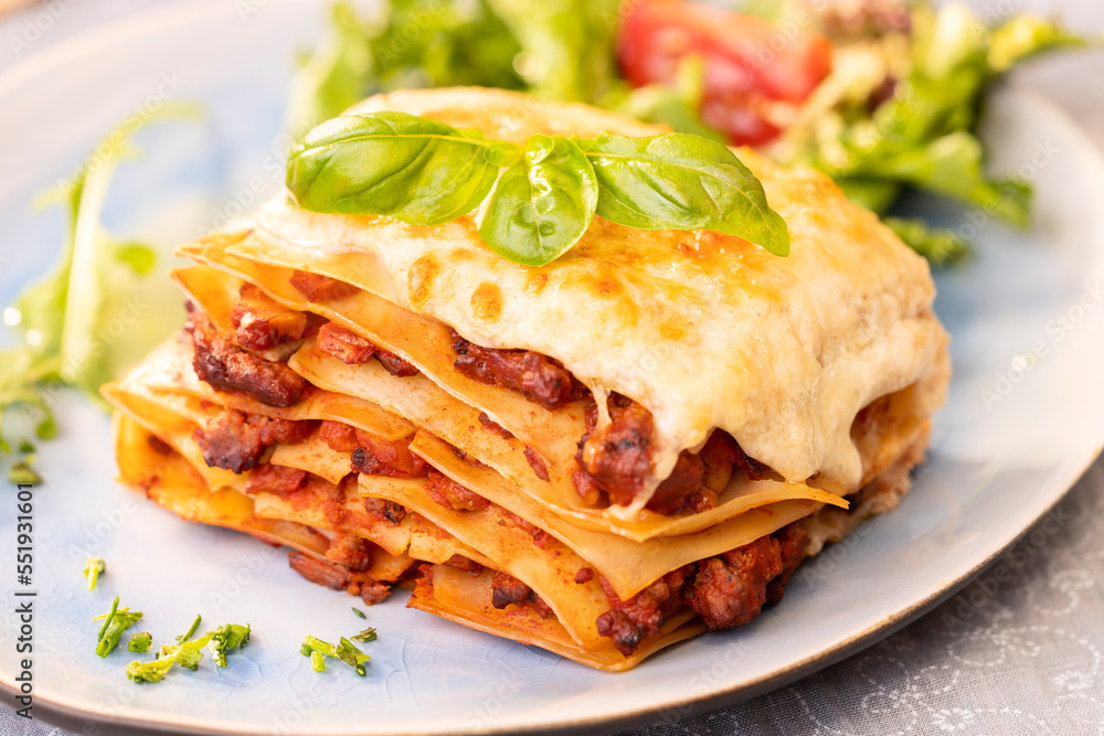 lasagna on wood lasagna on wood
