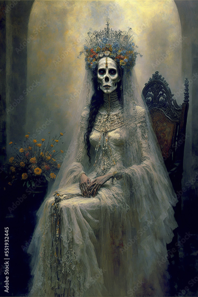 Queen of the Dead Concept Art Fantasy Portrait