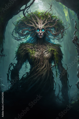 Queen of the Treants Fantasy Concept Art