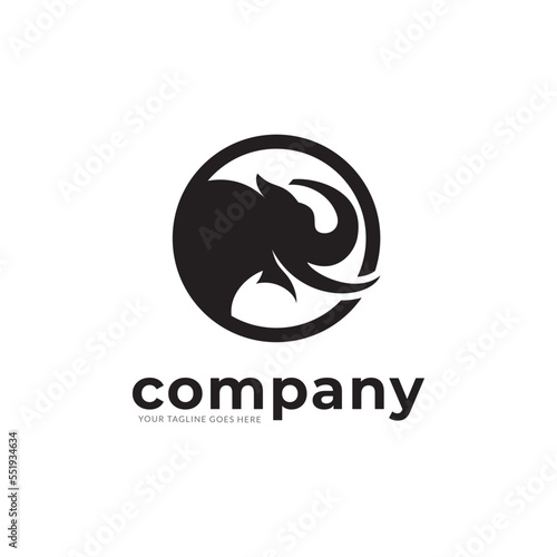 Elephant logo style design inspiration.