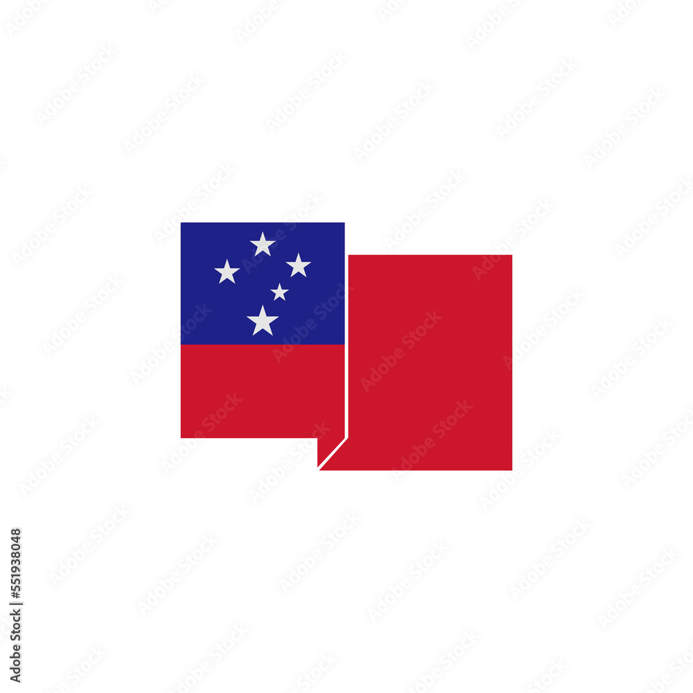 independence day of Samoa icon set vector sign symbol independence day of Samoa icon set vector sign symbol
