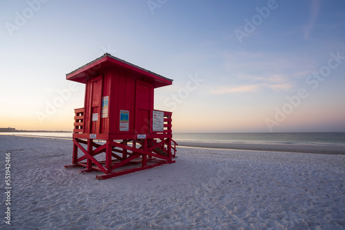 Siesta Key Beach Red