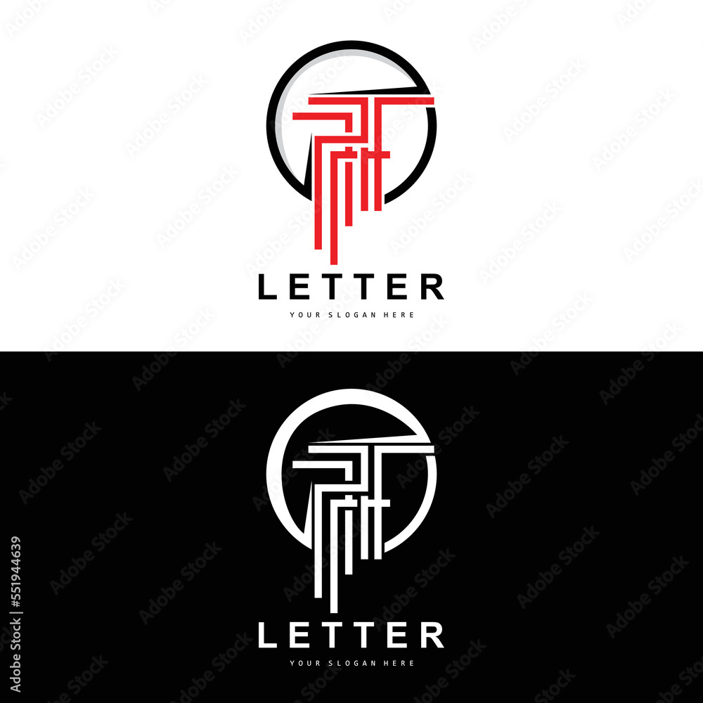 T Letter Logo, Modern Letter Style Vector, Design Suitable For Product Brands With T Letter T Letter Logo, Modern Letter Style Vector, Design Suitable For Product Brands With T Letter
