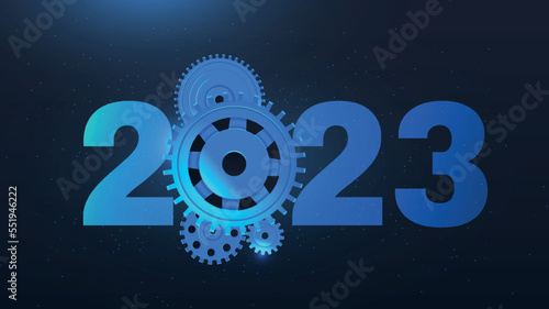 Process 2023 year concept