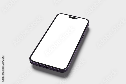 Smartphone Screen Blank Mockup