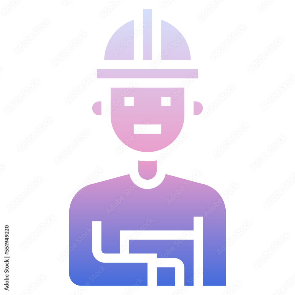 Engineer glyph icon Engineer glyph icon