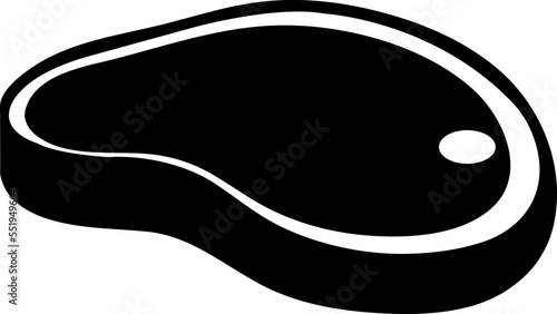 Meat icon vector design illustration on white background..eps