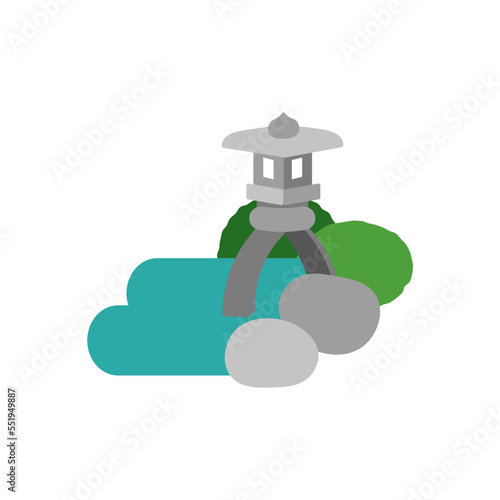 和風のお庭　シンプル