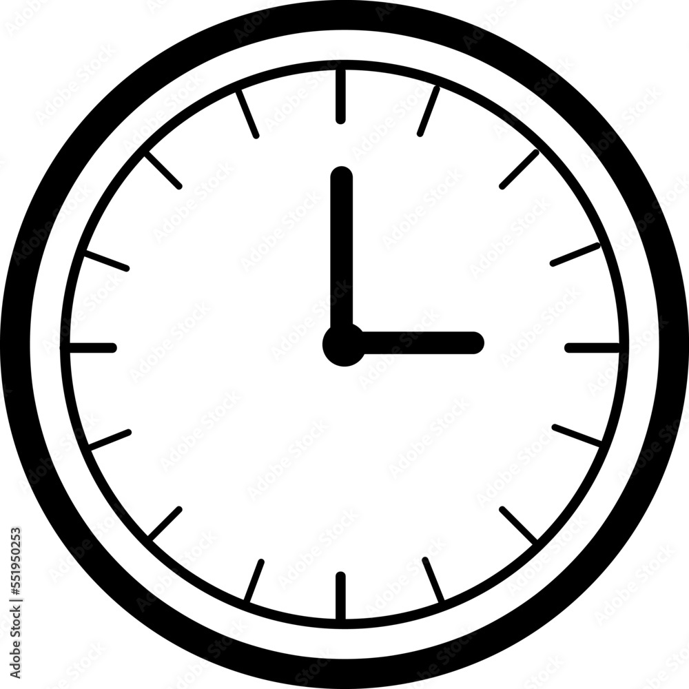 Time and clock icon. Vector illustration on white background..eps Time and clock icon. Vector illustration on white background..eps