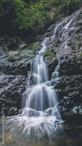 a Siu Chik Sha waterfall at TKO  hk