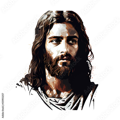 Digital ilustration of Jesus Christ