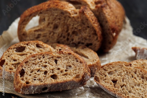 Close Up Bread Texture