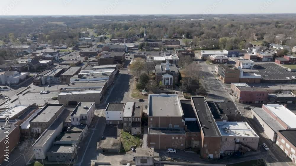 Glasgow Kentucky Circle Left to right Aerial Glasgow Kentucky Circle Left to right Aerial