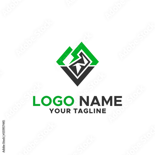 Free Download Illustration Vector Graphic of Rock Mountain Electric Logo - GFXLoad